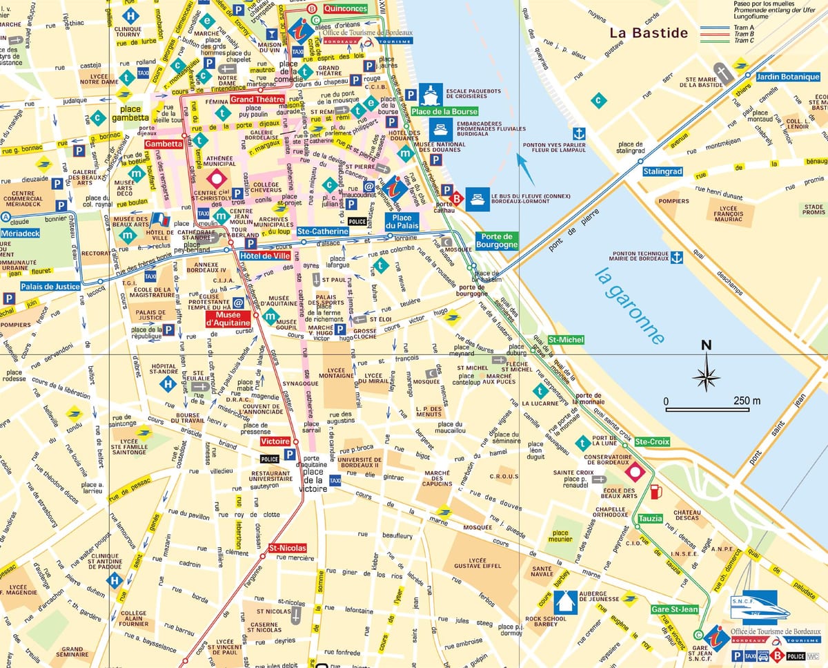 bordeau 지도